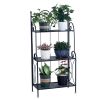 Metal Foldable 3-Tier Plant & Home D√©cor Display Stand Rack / Book Shelf