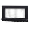 Jewelry Manager - Wall Mounted Jewelry Stand , Shelf And 16 Hooks - Perfect Earrings, Necklaces And Bracelet Stand - Black