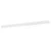 Wall Shelves 2 pcs High Gloss White 39.4"x3.5"x1.2"