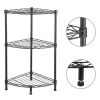 3-Tier Corner Wire Shelving--YS