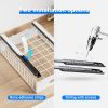 2 Pack Pull Out Cabinet Organizer, Slide Out Cabinet Drawers Peel and Stick Pull Out Drawers Heavy Duty Pull Out Shelf for Kitchen, Cupboard, Pantry,