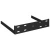 Floating Corner Shelves 4 pcs White 9.8"x9.8"x1.5" MDF
