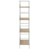 4-Layer Book Shelf Oak 23.6"x10.9"x49" Engineered Wood