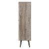 4 Door Shoe Rack, Freestanding Modern Shoe Storage Cabinet, for Entryway